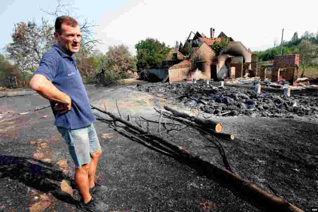 Srbija - Gornja Gorevnica, nedaleko od Čačka, 26. august 2012. Foto: EPA / Aleksandar Stanković