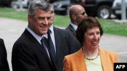 Hashim Thaçi dhe Catherine Ashton - foto nga arkivi