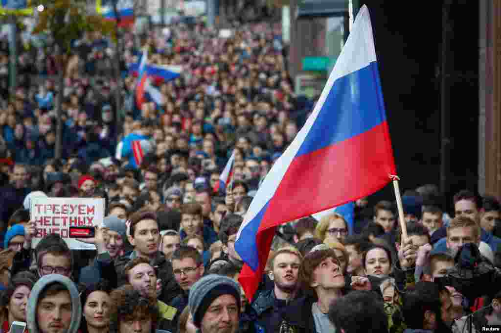 У Москві та Санкт-Петербурзі всі заявки на проведення мітингів відхилили