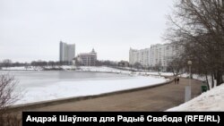 Ілюстрацыйнае фота. Рака Сьвіслач у Менску