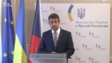 Перша прес-конференція посла України в Чехії Євгена Перебийноса