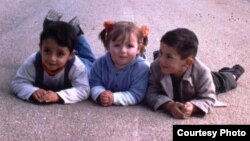 Siriýaly türkmen çagalary.