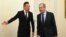 Szijjártó Péter külgazdasági és külügyminiszter fogadja az egynapos munkalátogatásra érkező Szergej Lavrov orosz külügyminisztert Budapesten, 2021. augusztus 24-én