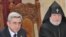 Armenia -- President Serzh Sarkisian speaks at a meeting of top representatives of the Armenian Apostolic Church in Echmiadzin on November 2, 2009.