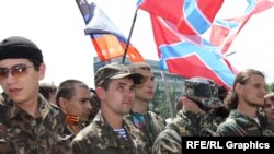 Прарасейскія сэпаратысты ў Данецку 22 чэрвеня