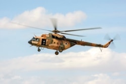 Az afgán hadsereg Mi-17-es helikoptere 2016-ban