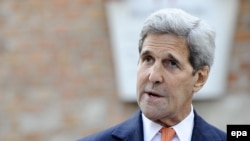 U.S. Secretary of State John Kerry in Vienna on July 9.