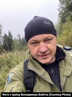 Володимир Бабич, командир ДФТГ «Суд» у лютому 2002 року