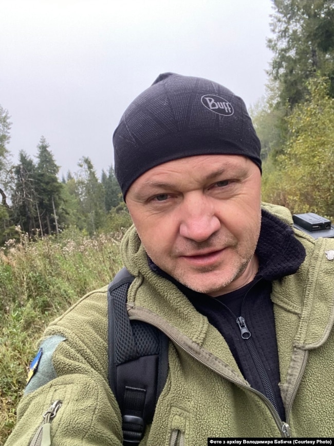 Володимир Бабич, командир ДФТГ «Суд» у лютому 2002 року