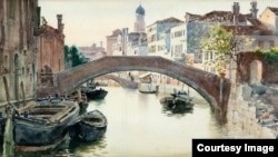А. Волков-Муромцев. Венецианские мосты, 1884