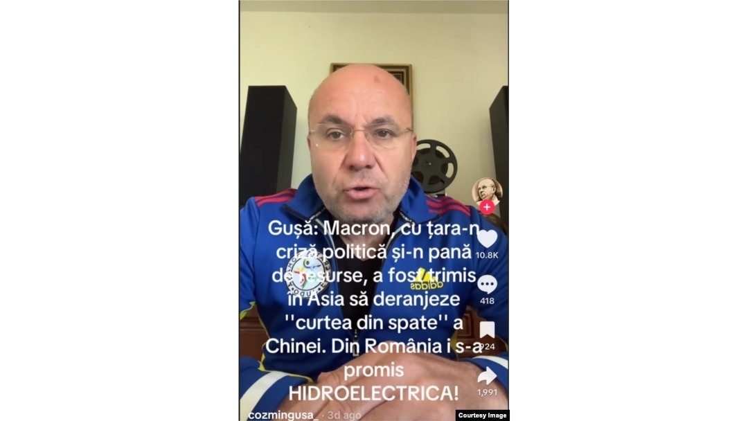 Pe TikTok, Cozmin Gușă a făcut o postare în care susține că Hidroelectrica ar fi fost vândută Franței.