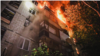 Un bloc de apartamente lovit de ruși în sectorul Slobidski, la Harkov, la 11 iunie. 