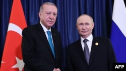 Թուրքիայի նախագահ Ռեջեպ Թայիփ Էրդողան և Ռուսաստանի նախագահ Վլադիմիր Պուտին, արխիվ