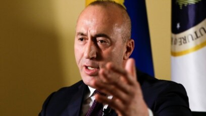Kryetari i Aleancës për Ardhmërinë e Kosovës, Ramush Haradinaj. 