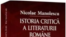 Detaliu de pe coperta volumului la care Nicolae Manolescu încă lucra când a avut loc discuția pe care v-o propunem mai jos, volum apărut în 2008.