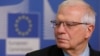 Josep Borrell, az Európai Unió kül-és biztonságpolitikáért felelős főképviselője Brüsszelbe, 2022. február 27-én.