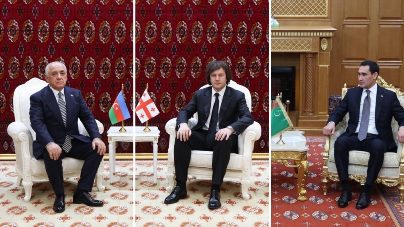 კობახიძე აშხაბადში თურქმენეთის პრეზიდენტს და აზერბაიჯანის პრემიერს შეხვდა