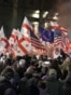 Georgia - anti-government protests in Tbilisi on first anniversary of contested election - screen grab