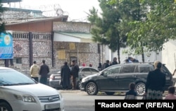 The secret trial is taking place in this Dushanbe detention center.