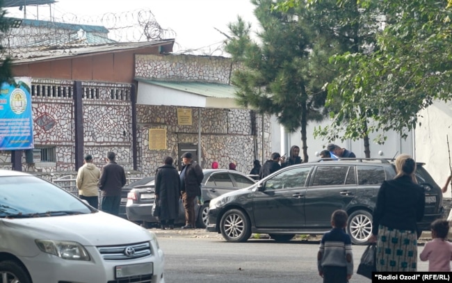 The secret trial is taking place in this Dushanbe detention center.