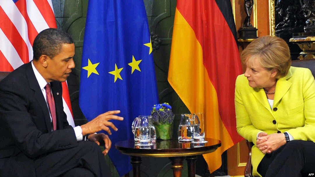 Obama called the U.S.-German relationship "outstanding."