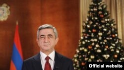 Armenia -- President Serzh Sarkissian delivers New Year's address, Yerevan, 31Dec2010