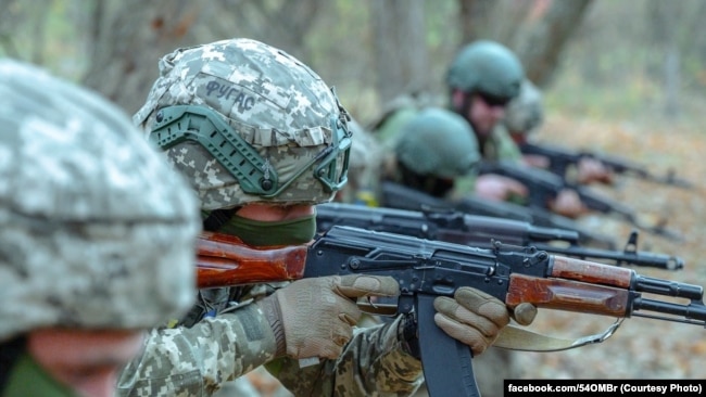 Навчання військовослужбовців 54-ї ОМБр