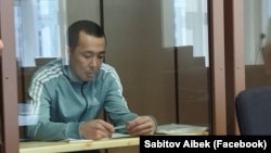 Asanali Suieubaev appears in court on September 11. 