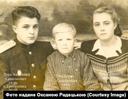 Троюрідний брат Михайла Радецького Анатолій Дука (ліворуч)