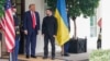 АКШ президенти Дональд Трамп менен Украинанын лидери Владимир Зеленский Ак үйдөгү жолугушуу алдында, 18-август, 2025-жыл