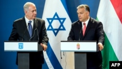 Benjamin Netanyahu i Viktor Orban u Budimpešti 2017. godine