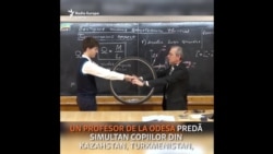 „Fericirea este atunci când ești înțeles”: un profesor din Odesa predă fizica elevilor din întreaga lume