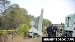 Место крушения самолета Ан-26, Харьковская область, 26 сентября 2020 года