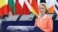 Ursula von der Leyen, az Európai Bizottság elnöke az Európai Parlamentben 2024. március 12-én