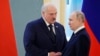 Александр Лукашенко и Владимир Путин. 
