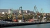 Дагестанский торговый порт Махачкалы. 24 сентября 2012 года.