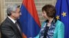 Belgium - Catherine Ashton, the EU foreign policy chief, meets with Armenian President Serzh Sarkisian in Brussels, 27Jun2012.