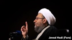 Iran's chief of judiciary Sadeq Larijani, 