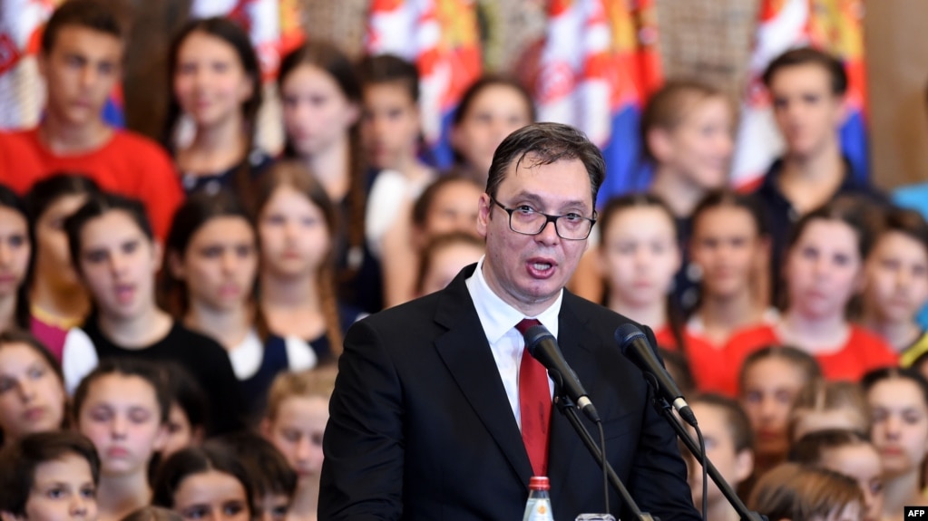 Serbian President Aleksandar Vucic has pledged to root out high-level corruption