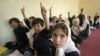 Students attend class at an internationally funded school in Faizabad, Afghanistan