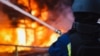 Ликвидация последствий удара по украинскому энергетическому объекту в ночь на 16 октября