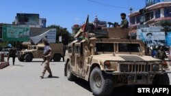 Forțe guvernamentale afgane la Kunduz