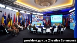 Засідання другого саміту «Кримської платформи» в онлайн-форматі. Київ, 23 серпня 2022 року