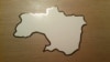 Карта Украины без Крыма и неподконтрольных Украине территорий Донбасса. Иллюстрационное фото
