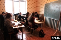 Заняткі ў ліцэі імя Якуба Коласа