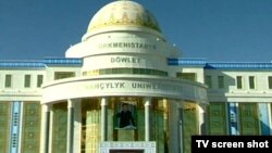 Turkmenistan -- New State University of Medicine in Ashgabat, 01Sep2010