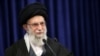 Supreme Leader Ayatollah Ali Khamenei delivers a televised speech in Tehran on January 8.