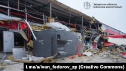 За словами Івана Федорова, удар був біля одного з терміналів логістичного оператора в Запоріжжі