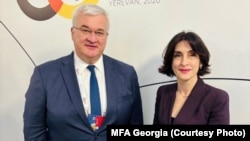 Днями Андрій Сибіга провів зустріч головою МЗС Грузії Макою Бочорішвілі на полях саміту Європейської політичної спільноти в Єревані