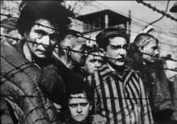 В’язні «Аушвіц-Біркенау» після звільнення табору бійцями Першого українського фронту. Кінець січня 1945 року